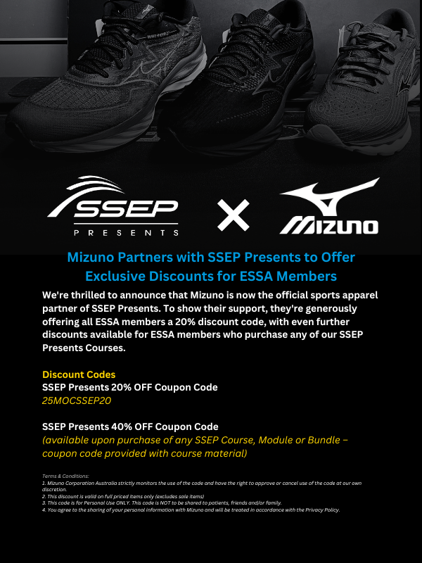 Mizuno and SSEP Presents discount code for 2025